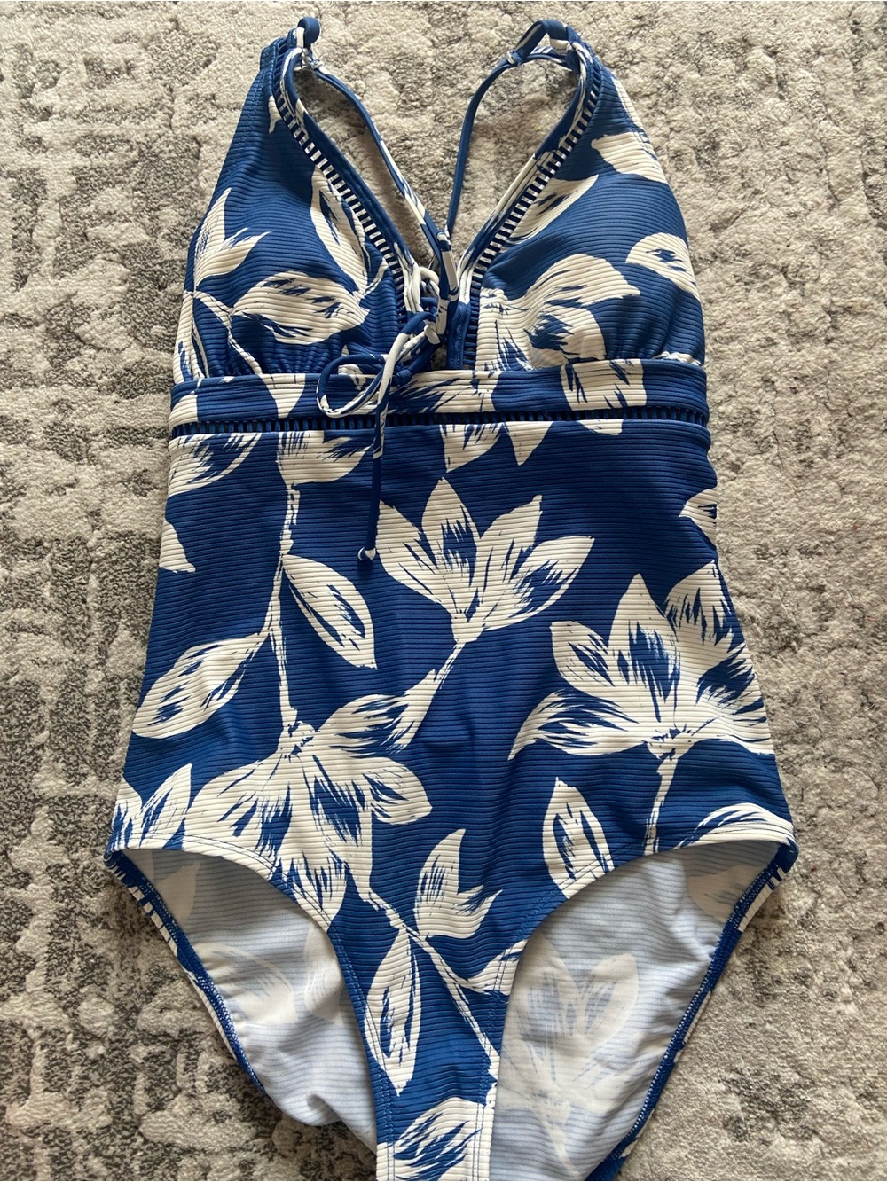 Skye Blue Floral One-Piece Swimsuit